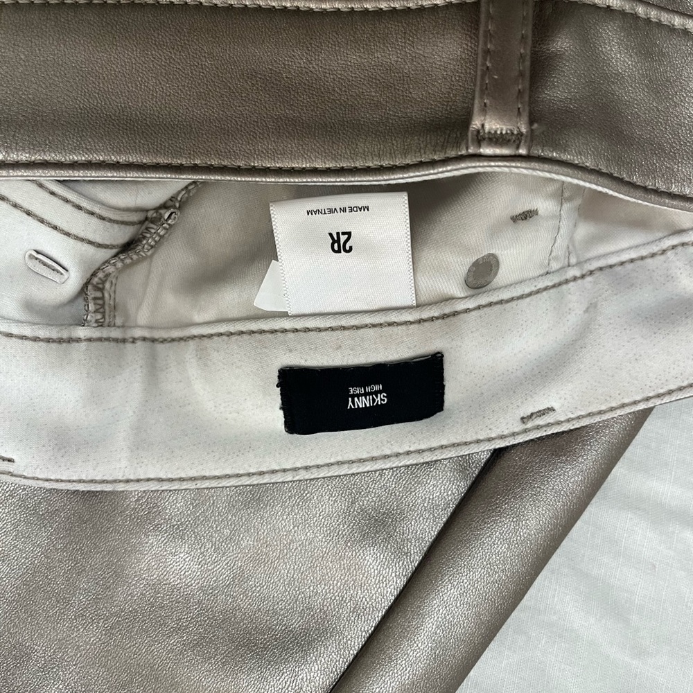Express Metallic Pants - Picture 2 of 3